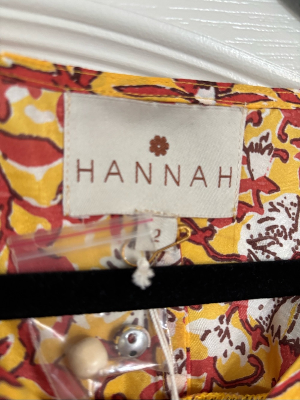 Hannah Art Wear Silk Floral Dress fits size 8-10 - Picture 2 of 9